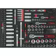 1/4+3/8+1/2'' hylsyavainsarja 179pcs insert, ks tools - Hylsysarjat - 503-711-0179KST - 1