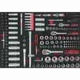 1/4+3/8+1/2'' hylsyavainsarja 195pcs insert, ks tools - Työkalut työkaluvaunuihin - 503-711-0195KST - 1