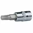 1/4" chrome+-kärkihylsy, torx 7 pcs t10-t40, ks tools - Hylsyt ja voimahylsyt - 503-918-1558KST - 1