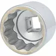 1 tuuman 12-kulmainen hylsy, lyhyt, 60mm, ks tools - Hylsyt ja voimahylsyt - 503-911-1057KST - 1