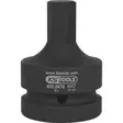 1 tuuman voimakärkihylsy, kuusiokolo, lyhyt, 17 mm, ks tools - Hylsyt ja voimahylsyt - 503-450-0476KST - 1