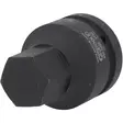 1 tuuman voimakärkihylsy, kuusiokolo, lyhyt, 30 mm, ks tools - Hylsyt ja voimahylsyt - 503-450-0486KST - 1