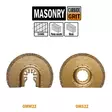 87mm carbide grit radial saw blade, cmt - Terät ja tarvikkeet monitoimityökalulle - 503-OMM22-X1CMT - 1