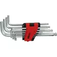 Ball ended hexagon key wrench set, long, inch size, 10 pcs, ks tools - Kuusiokoloavaimet - 503-151-5100KST - 1