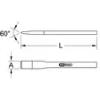 Bronzeplus-muurarintaltta, 17 x 250 mm, ks tools - Kivitaltat - 503-963-2448KST - 2