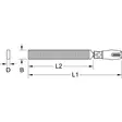 Bronzeplus-tasokaavin, 310 mm, ks tools - Kaapimet - 503-963-9531KST - 2
