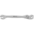Chromeplus open double ring spanner, with flexible joint, 27, ks tools - Lenkki- ja kiintolenkkiavaimet - 503-518-0393KST - 1