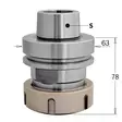 Chuck with collet er40 s=hsk-f63 rh/lh, cmt - Kutterinterät - 503-183-310-11CMT - 1