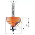 Classical ogee bit hw s=8 d=35x18,5, cmt - Yläjyrsimen terät - 503-944-350-11CMT - 1