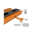 Contour duplicator gauge 250mm, cmt - Hitsimitat - 503-CDG-001CMT - 4
