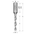 Dowel drill for through holes d=3x27x70 s=10x30 lh, cmt - Puunporaus - 503-314-030-22CMT - 1
