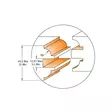 Entry & interior door router bit set s=12.7, cmt - Yläjyrsimen terät - 503-900-527-11CMT - 6