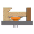 Entry & interior door router bit set s=12.7, cmt - Yläjyrsimen terät - 503-900-527-11CMT - 4