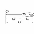 Ergotorqueplus-ruuviväännin torx t5, ks tools - Ruuvimeisselit - 503-159-1133KST - 2