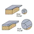 Flush trim bit with bearing r=1,6mm, s=6,35mm, cmt - Yläjyrsimen terät - 503-807-015-11CMT - 3