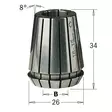 Holkki er25 14mm, cmt - Yläjyrsimen terät - 503-184-140-25CMT - 1
