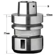 Hsk-63f h78 chuck with clamping nut din-6388 rh-lh, cmt - Tarvikevaraosat-503 - 503-183-320-01CMT - 1
