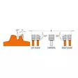 Industrial locked dado pro set 203x6-20/30mm z12 a-12neg ß ftg+atb, cmt - Pyörösahanterät - 503-230-312-08MCMT - 4
