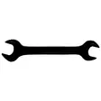 Kaksipäinen kiintoavain, 55 x 60 mm, ks tools - Kiintoavaimet - 503-517-1455KST - 1