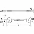 Kaksoiskiintoavain, chromeplus 18x19mm, ks tools - Kiintoavaimet - 503-518-0712KST - 2