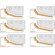 Knives for 694.012 hw 50x25x2 b, cmt - Höylänterät - 503-695-012BCMT - 1
