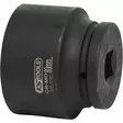 Kuusikulmainen iskukanta,lyhyt, 1" 80mm, ks tools - Hylsyt ja voimahylsyt - 503-515-1780KST - 2