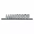 Kuusiohylsysarja, 1/4´´, 10-os, 4–13 mm, ks tools - Hylsysarjat - 503-917-0620KST - 1