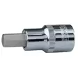 Kuusiokolokärkihylsy 1/2" chromeplus, ripustettuna 4mm, ks tools - Hylsyt ja voimahylsyt - 503-918-1604-EKST - 1