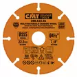 Multi-materials carbide wheel for angle grinder 115x22,23mm, cmt - Pyörösahanterät metallille - 503-286-115-01CMT - 1