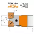 Multiradius cutter head r=5/10 d=113x25x30, cmt - Kutterinterät - 503-694-003-30CMT - 3