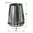 Precision collet er40 6mm, cmt - Kutterinterät - 503-184-062-00CMT - 1