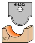 Profiled knife for mdf rh (router bit 616.200), cmt - Höylänterät - 503-616-022CMT - 1