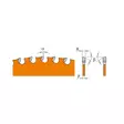 Pyörösahan metalliterä 150 x 20 mm 60 hammasta, cmt - Pyörösahanterät metallille - 503-226-150-60HCMT - 2