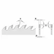 Pyörösahanterä 235x2.8/1,8x30mm z48 a=15° b=15° atb, cmt - Pyörösahanterät - 503-292-235-48MCMT - 2