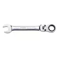 Räikkälenkki nivelellä gearplus, kiinnitettävä, 10mm, ks tools - Lenkki- ja kiintolenkkiavaimet - 503-503-4810-EKST - 1