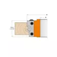 Reverse glue joints head d=110x40x30, cmt - Kutterinterät - 503-694-009-30CMT - 2