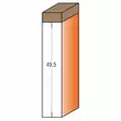 Router bit d=19x49,5x100 s=12.7 w.bearing, cmt - Yläjyrsimen terät - 503-652-691-11BCMT - 2