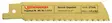 Sabre saw blade for metal hsse inox 1,6/140mm, rothenberger - Puukkosahanterät - 503-50264ROT - 1