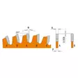 Saw blade for aluminium hw itk´plus 165x20mm z56, cmt - Pyörösahanterät - 503-276-165-56HCMT - 2