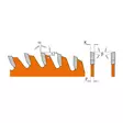 Saw blade for wood itk plus 165x20mm z56, cmt - Pyörösahanterät - 503-273-165-56HCMT - 2
