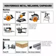 Saw blade itk-plus for non-ferrous metal&composite decking 168x20mm z52, cmt - Pyörösahanterät metallille - 503-276-168-52HCMT - 3