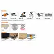 Saw blade laminate & hpl orange chrome hw 160x1,8/1,2x20 z52 ?=-5° ?=tcg, cmt - Pyörösahanterät - 503-281-761-52HCMT - 4