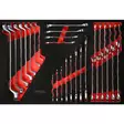 Screw spanner set in foam insert, 31 pcs,, ks tools - Kiintoavaimet - 503-811-0031KST - 1