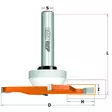 Slot cutter z4 for grooves hm s=12x70 d=92x6,35x82 rh, cmt - Yläjyrsimen terät - 503-922-033-11BCMT - 1