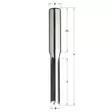 Slot mortising bit s=13 z4 hl rh-lh 14x55x110, cmt - Puunporaus - 503-104-140-30CMT - 1