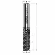 Solid surface and fiberglass bit hwm dlcs chrome coating d=12 i=25 l=15 s=12 rh, cmt - Yläjyrsimen terät - 503-151-120-25ECMT - 1