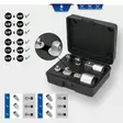 Sovitinsarja, 6-os 1/4" + 3/8" + 1/2" + 3/4", brilliant tools - Hylsyt ja voimahylsyt - 503-BT024006KST - 2