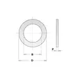 Sovitusrengas d=20mm b=16mm p=1,0mm, cmt - Pyörösahanterät - 503-299-351-00CMT - 1