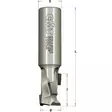 Spiral router bit z1+1 3dp d=12x27x75 s=12 rh, cmt - Yläjyrsimen terät - 503-140-120-61CMT - 1