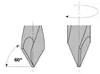Through hole dowel drill hw d=12 x35x70 lh, cmt - Puunporaus - 503-314-120-12CMT - 2